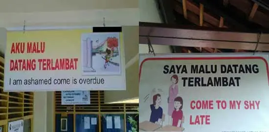 slogan bahasa inggris tentang datang terlambat ke sekolah ini bikin ngakak