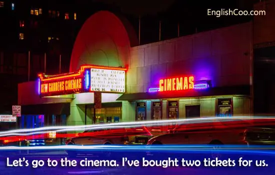contoh percakapan present perfect tense tentang nonton bioskop