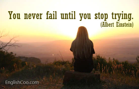 Kata Kata Semangat Bahasa Inggris Bangkit dari Kegagalan