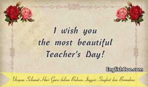 Ucapan Selamat Hari Guru dalam Bahasa Inggris (Happy ...