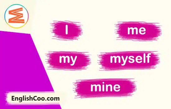 bahasa inggrisnya aku saya punyaku milikku diriku I me my myself mine