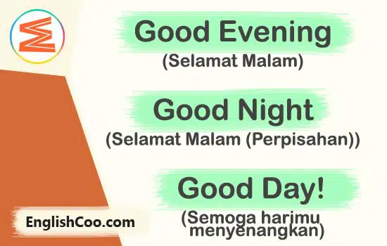 bahasa inggrisnya selamat malam selamat tidur salam bahasa inggris dan artinya