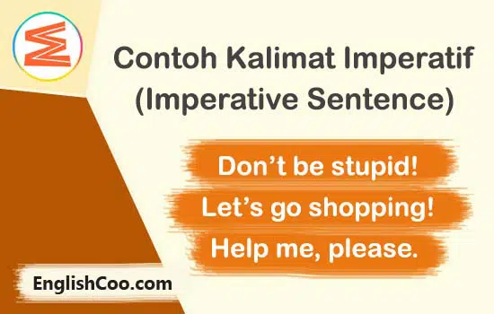 contoh kalimat imperative dan artinya