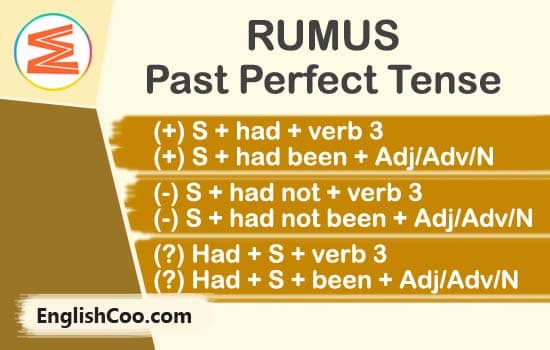 Rumus Past Perfect Tense