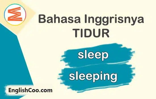 bahasa inggrisnya tidur sleep snooze bed