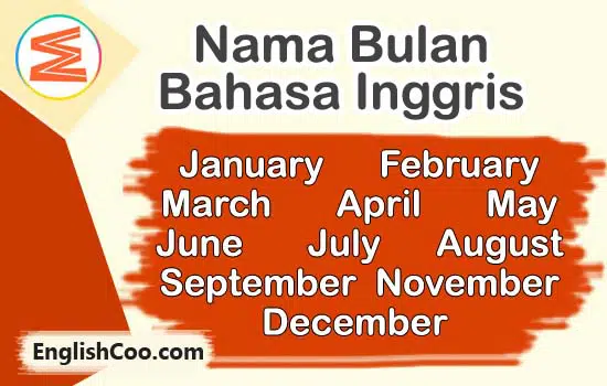 nama nama bulan dalam bahasa inggris january february march april may june july august september november december