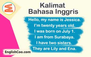 103 Kalimat Bahasa Inggris dan Artinya Paling Sering Digunakan - EnglishCoo