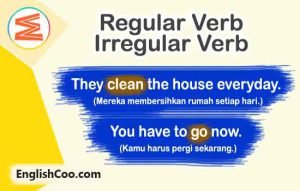 Contoh Kalimat Regular Verb dan Irregular Verb Lengkap - EnglishCoo